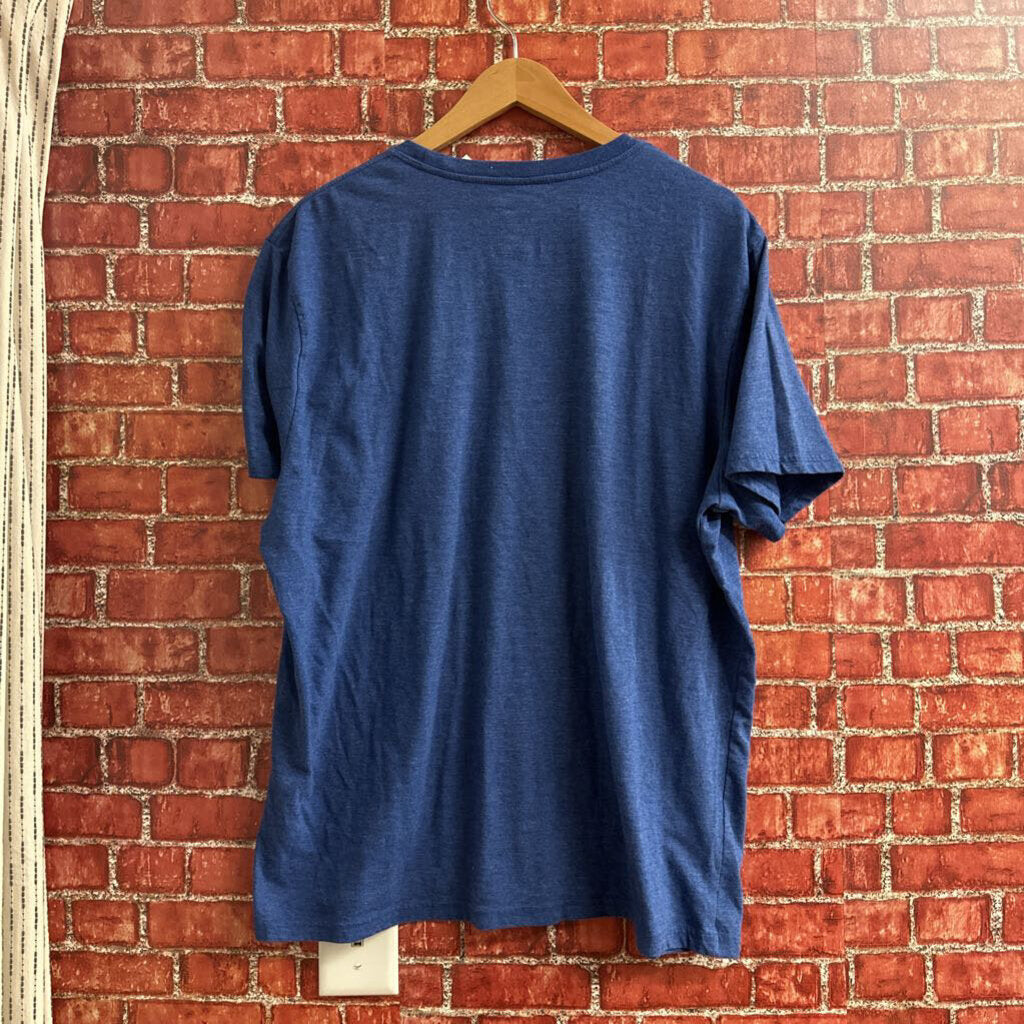 Locally Made Loser Patchwork Tee Blue Size XXL