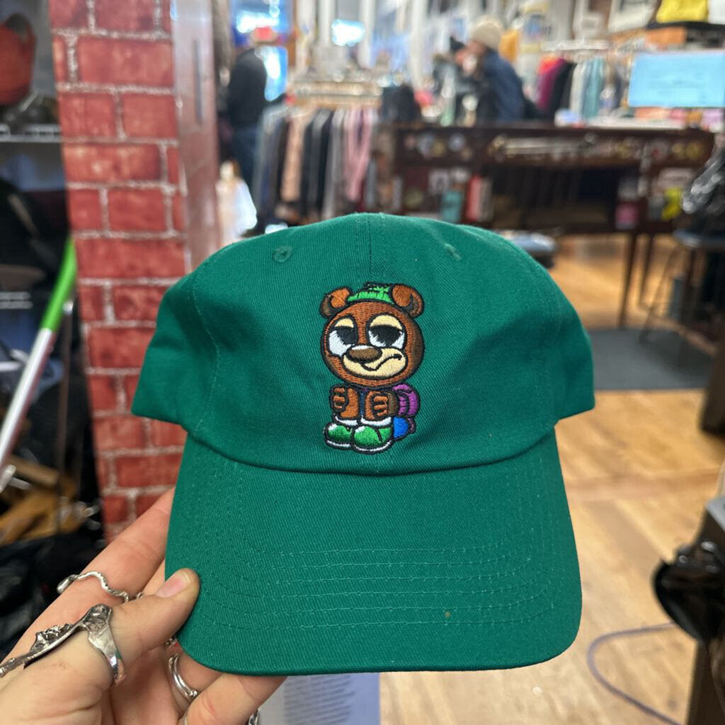 Giddel Company Bear Patch Hat Strapback Green