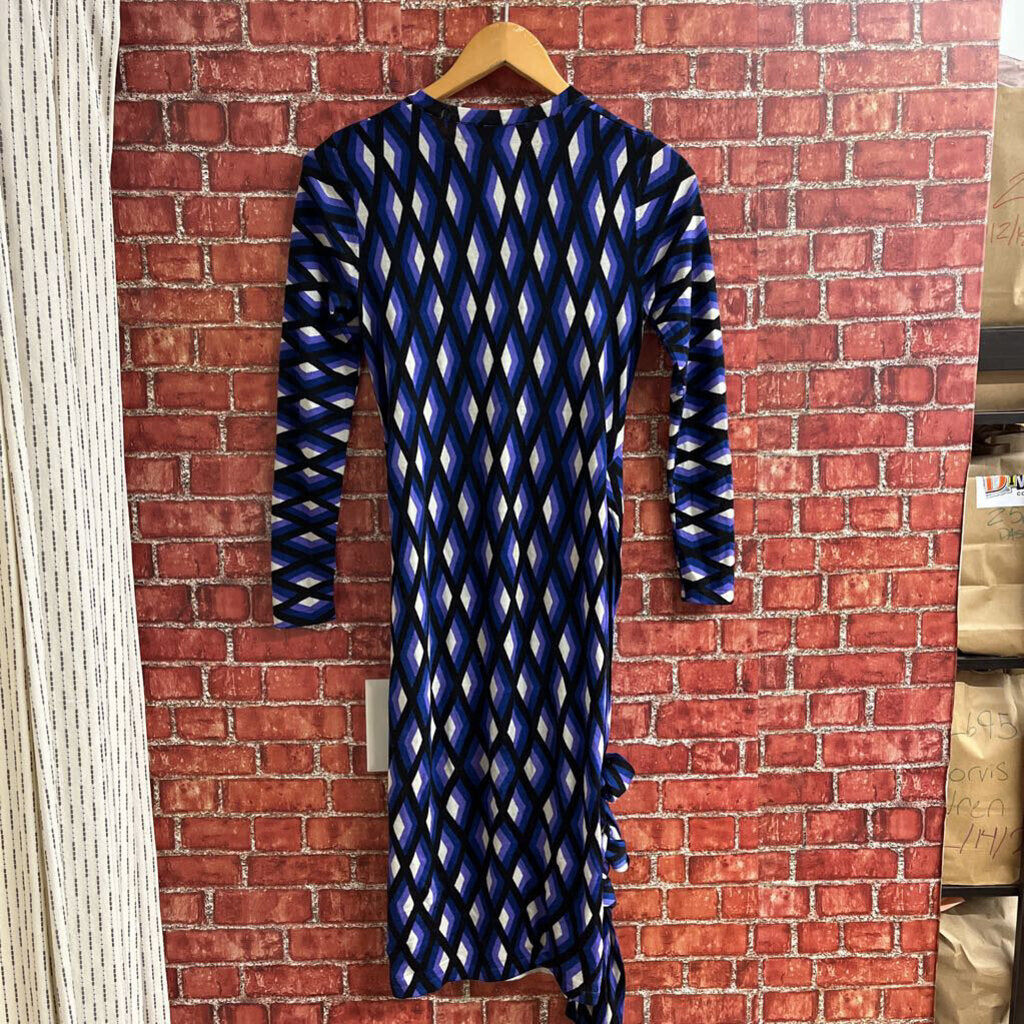 Diane Von Furstenberg Long Sleeve Midi Dress Size XS