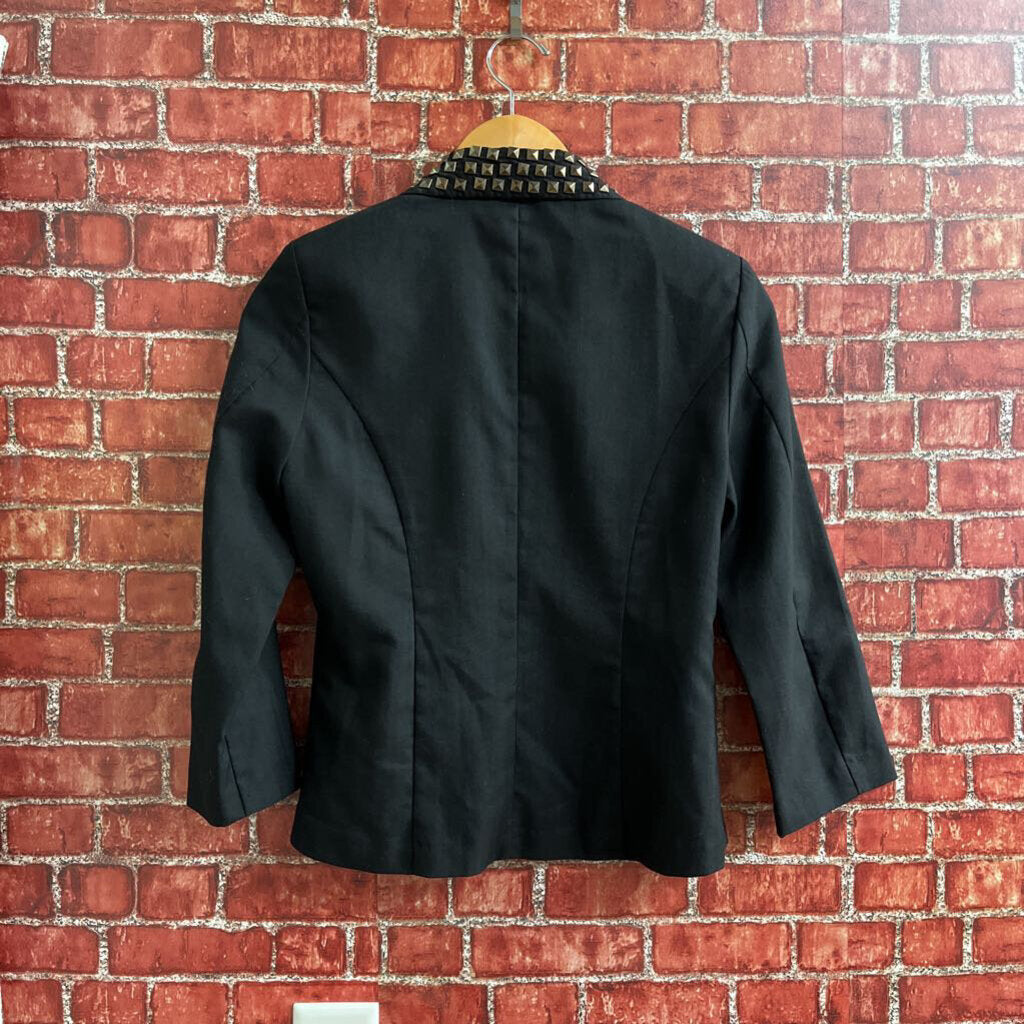 Reformed Studded Blazer Black Size M