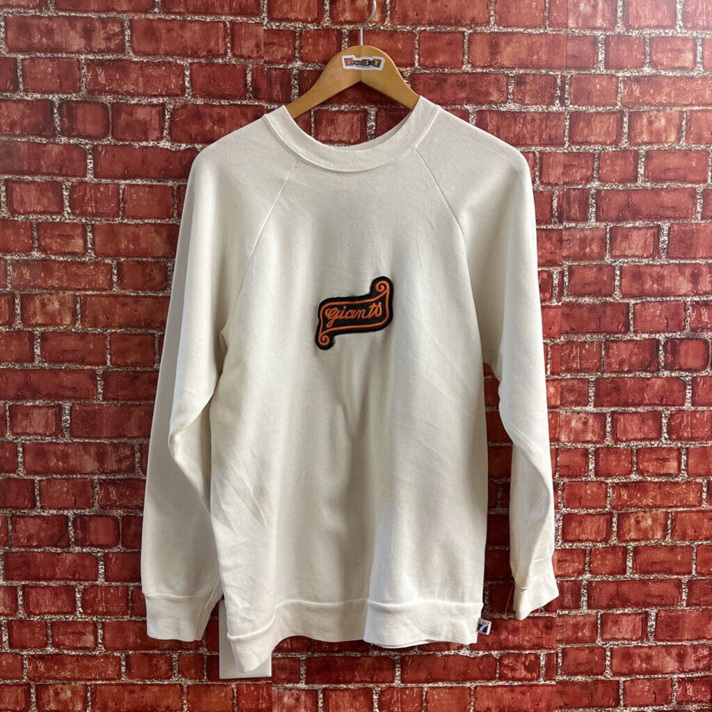 Vintage Logo 7 Giants crewneck White Size L