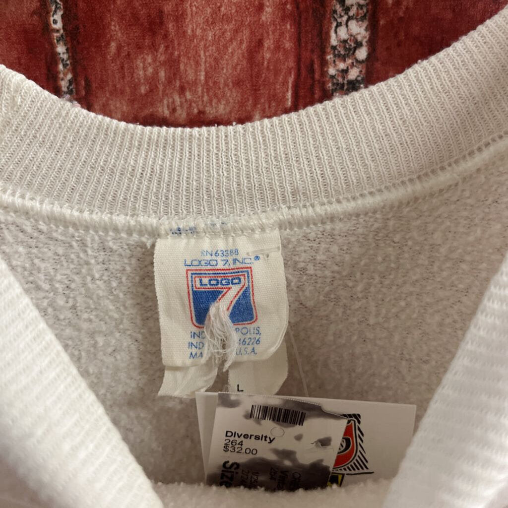 Vintage Logo 7 Giants crewneck White Size L