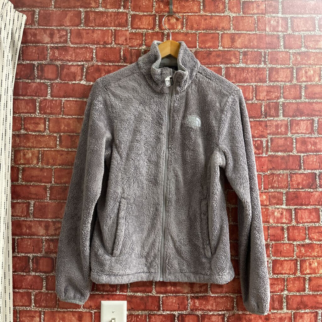 North Face Fleece Jacket Grey Size S