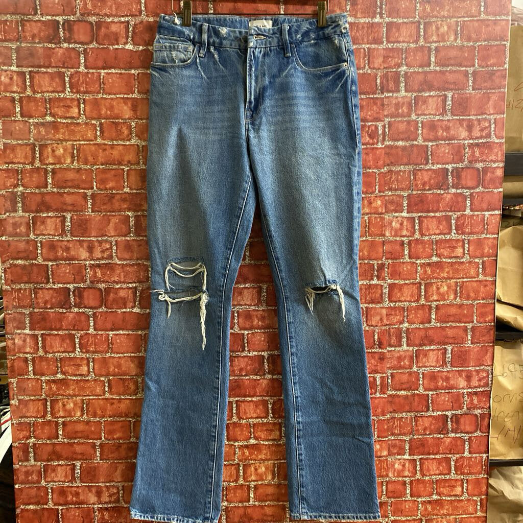 Frame Le Mini Boot jeans Blue Size 27