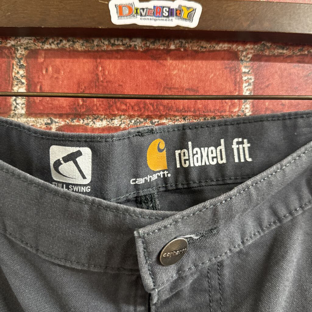 Carhartt Double Knee Cargo Pants Size 40 Grey