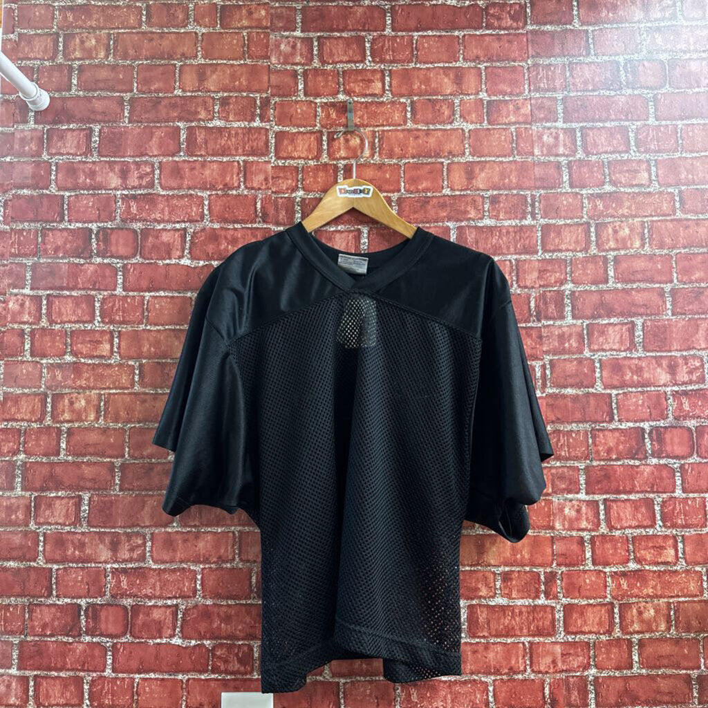 Champro Black Mesh Football Jersey Size S