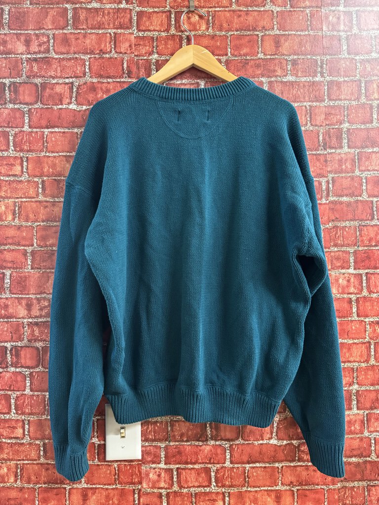 Eddie Bauer Cotton Sweater Blue Size XL