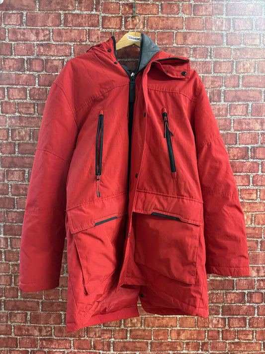 Michael Kors Midi Puffer Jacket red Size M