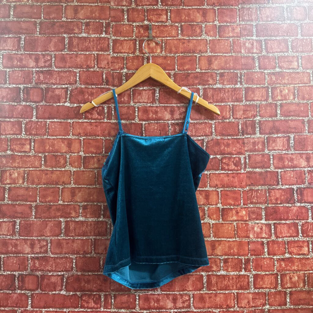 Muarice Sasson Velvet tank Blue Size S