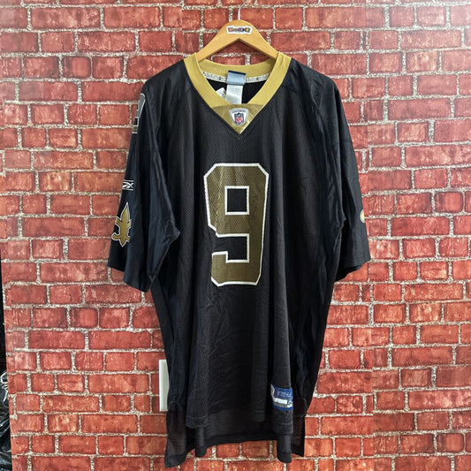 Reebok New Orleans Saints Drew Brees jersey Black Size 2XL