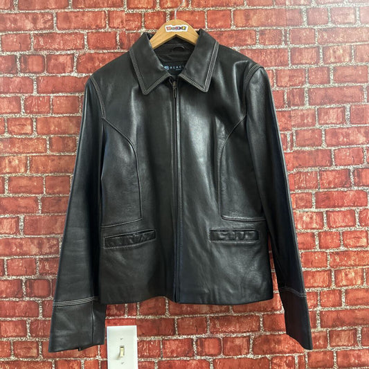 Kenneth Cole Reaction leather jacket black Size L