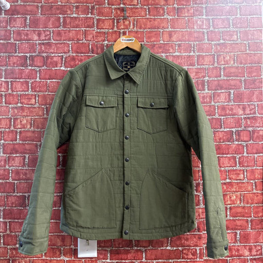 United by Blue Puffer Button Up jacket Green Size M