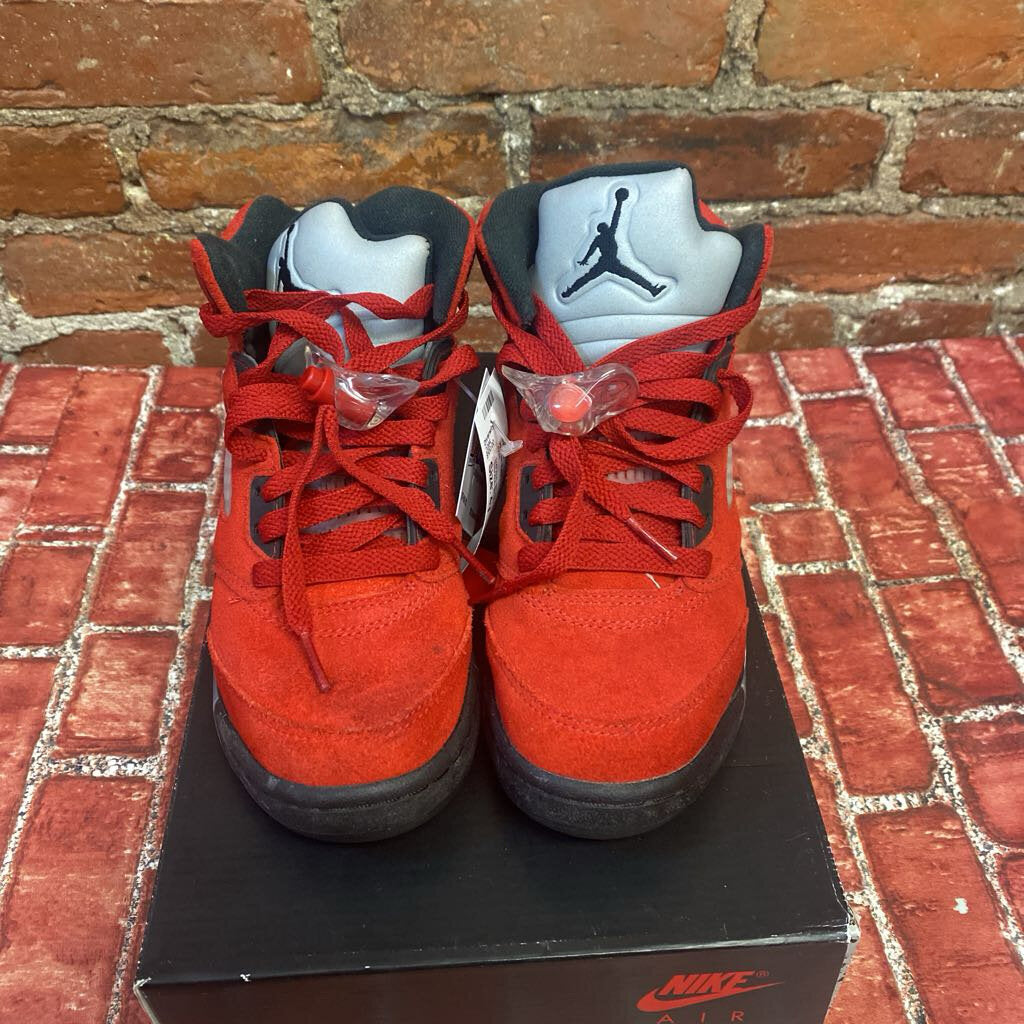 Jordan Retro 5 Shoes 4Y Red