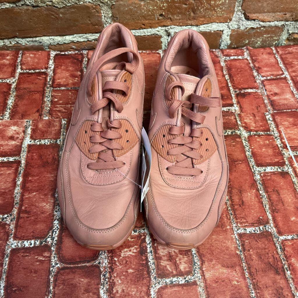 Nike Air Max 90 Pink Leather Sneakers Size 10M