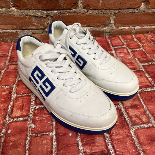 Givenchy Blue and White Logo Sneakers Size 43 (10M)