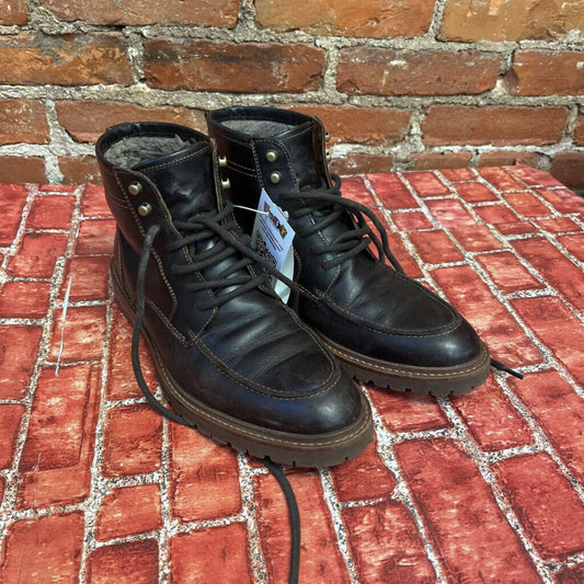 Johnson And Murphy Leather Boots Brn 9M