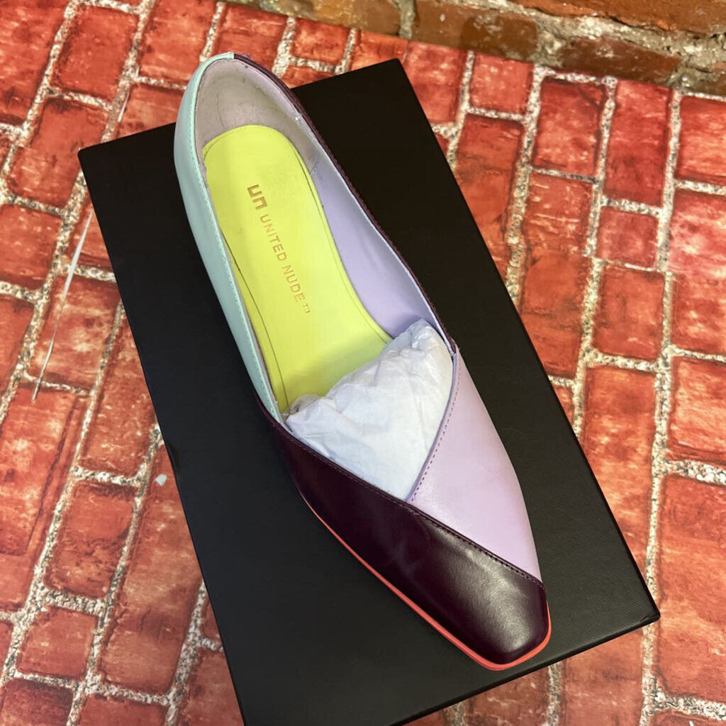 United Nude Color Block Flats W/Box Size 40 (10L)