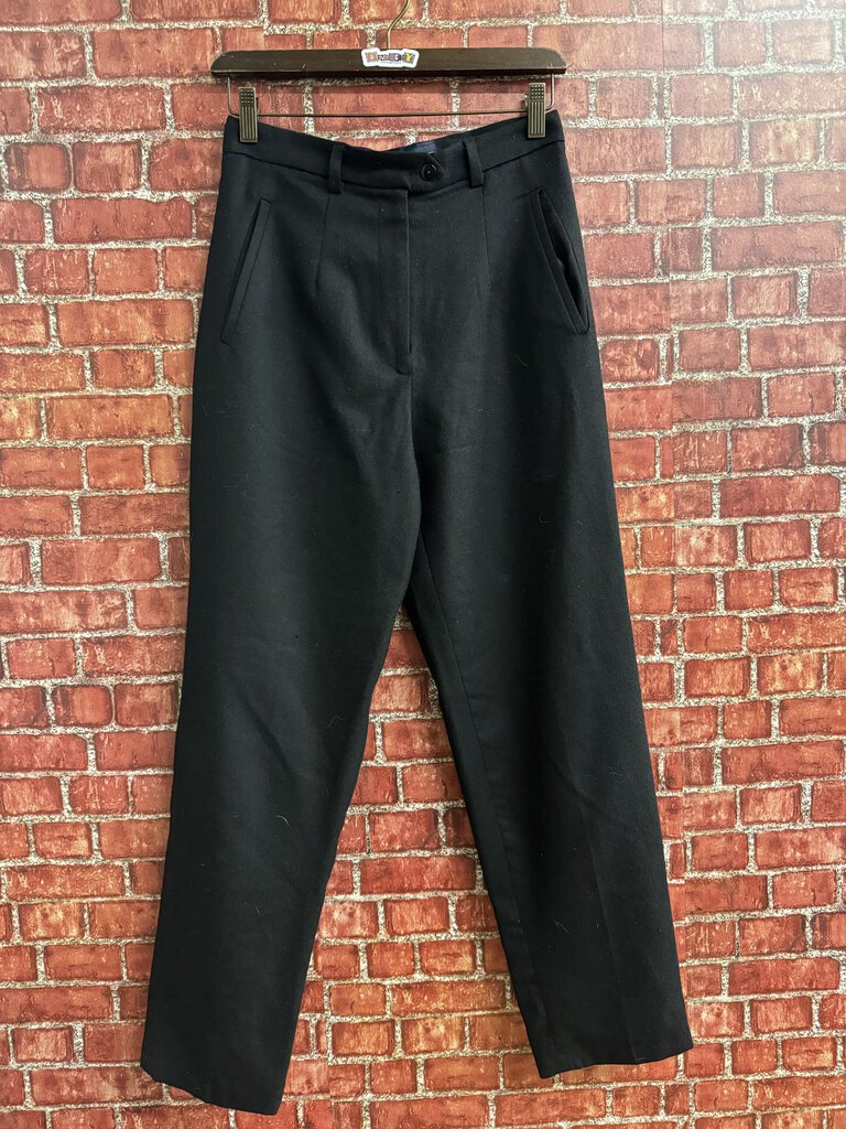 Vintage Herman Geist Wool Trousers Black Size 6