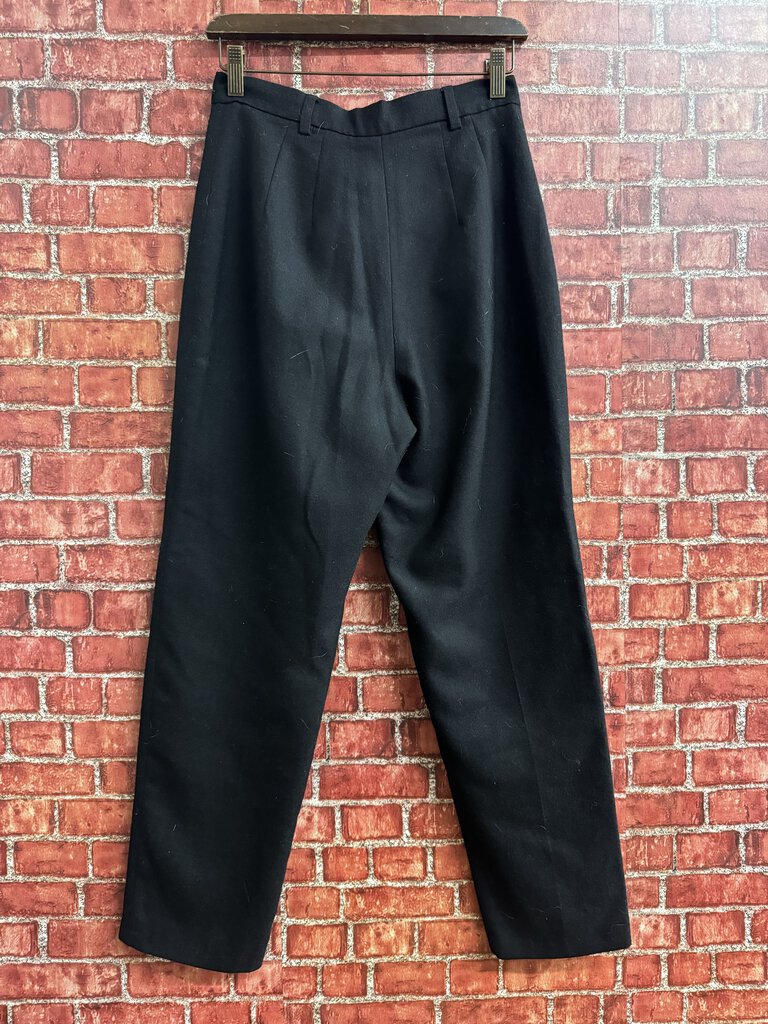 Vintage Herman Geist Wool Trousers Black Size 6