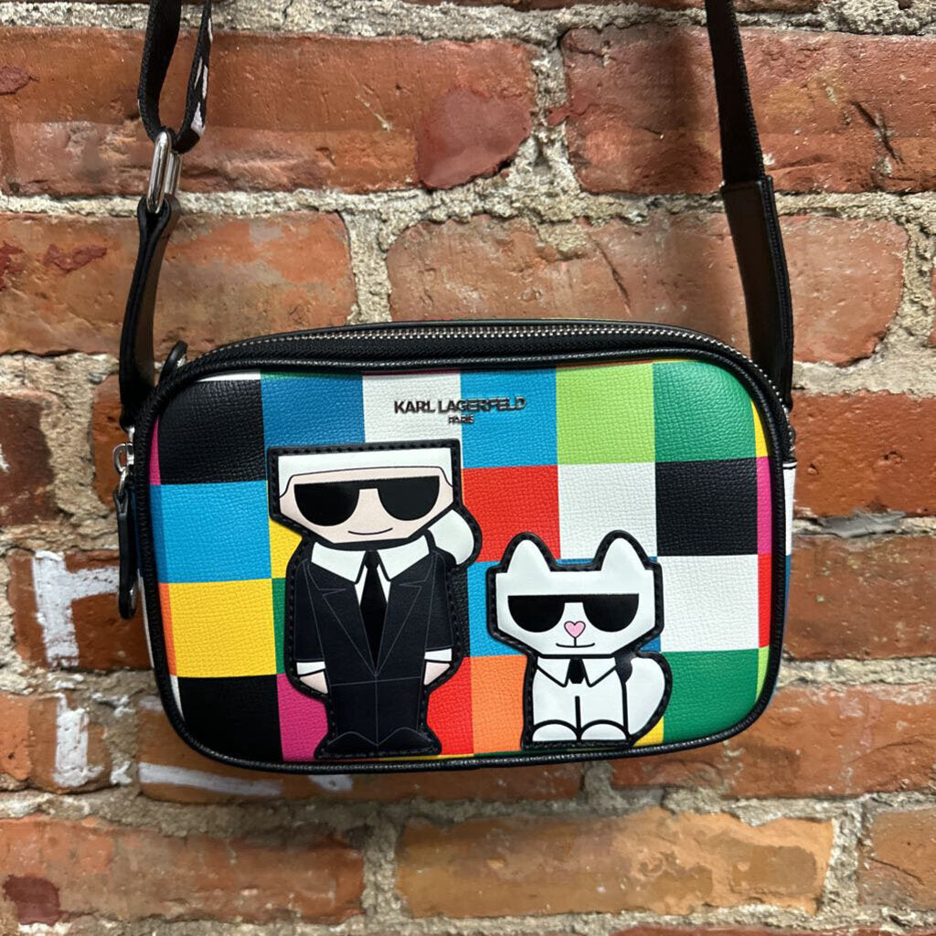 Karl Lagerfeld Color Block Mini Bag Multi