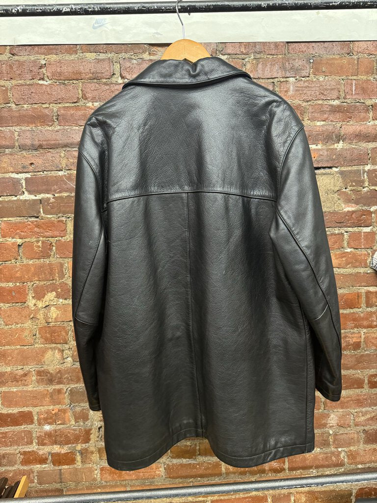 Marc New York Leather Jacket Black Size M