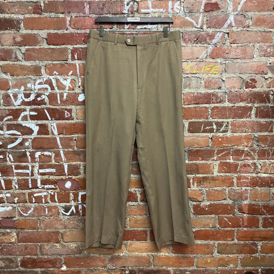 Vintage Givenchy Wool Trousers Brown Size 33