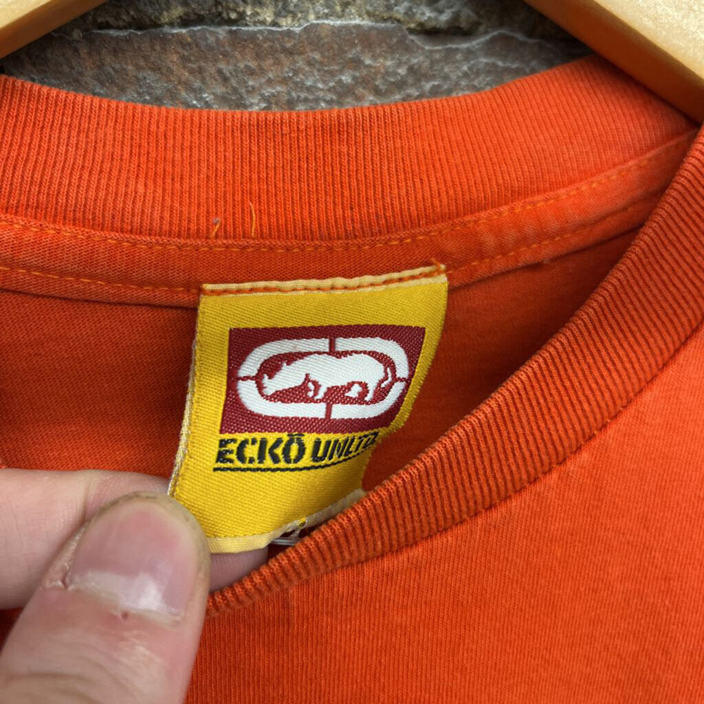 Ecko Unlto Graphic Tee Orange Size M