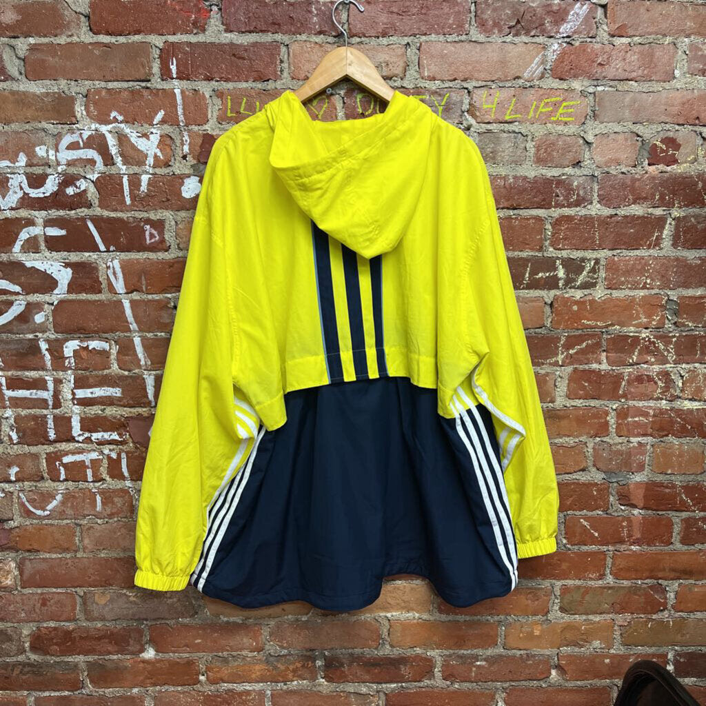 Adidas Windbreaker Yellow Size 2XL