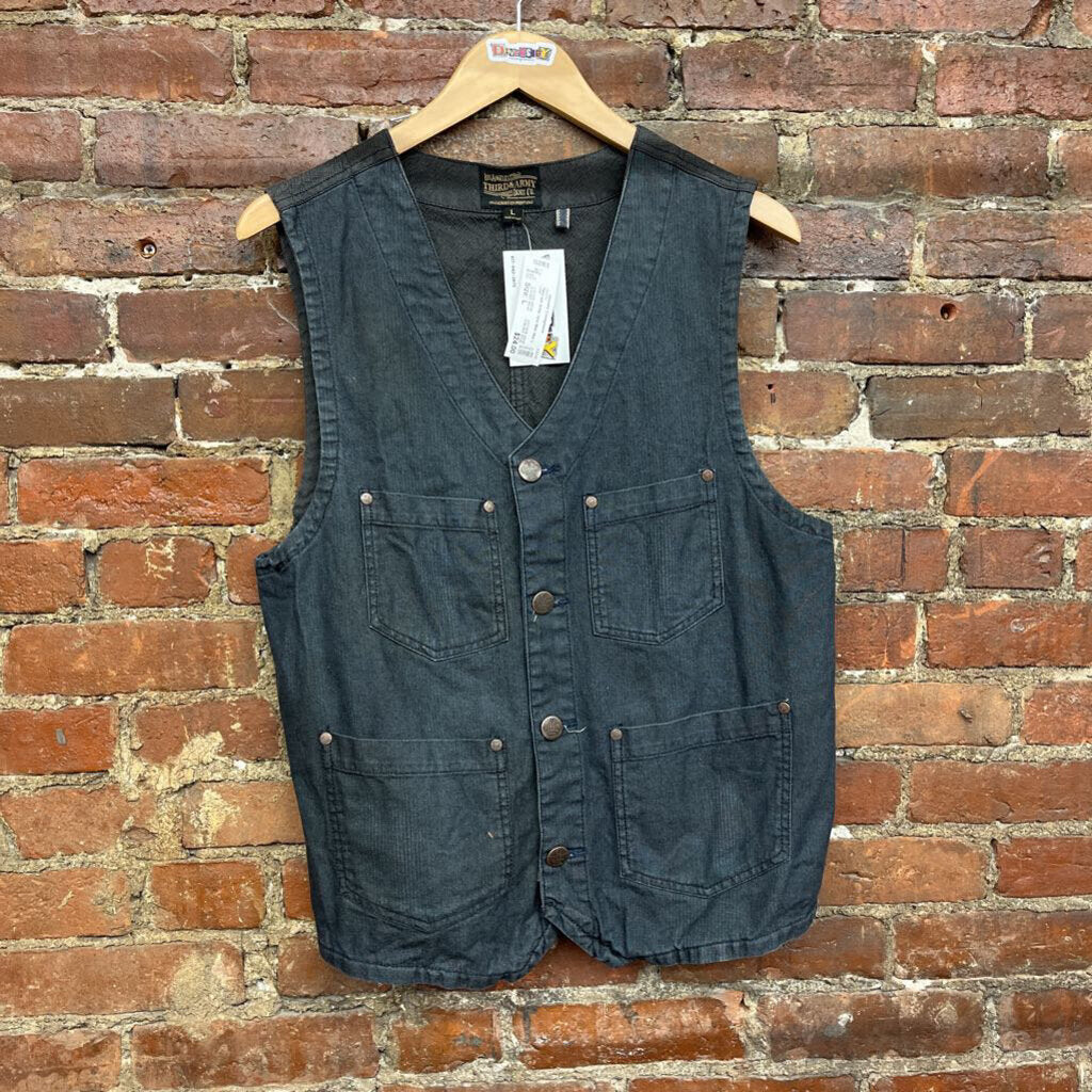 Third and Army vest Blue Size L