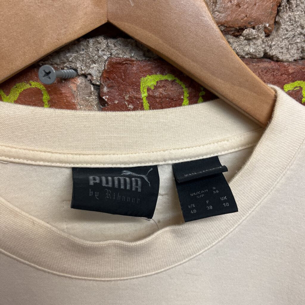 Puma Fenty Long Sleeve tee Cream Size S