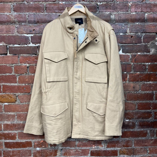 NWT Vince Field Jacket tan Size XL