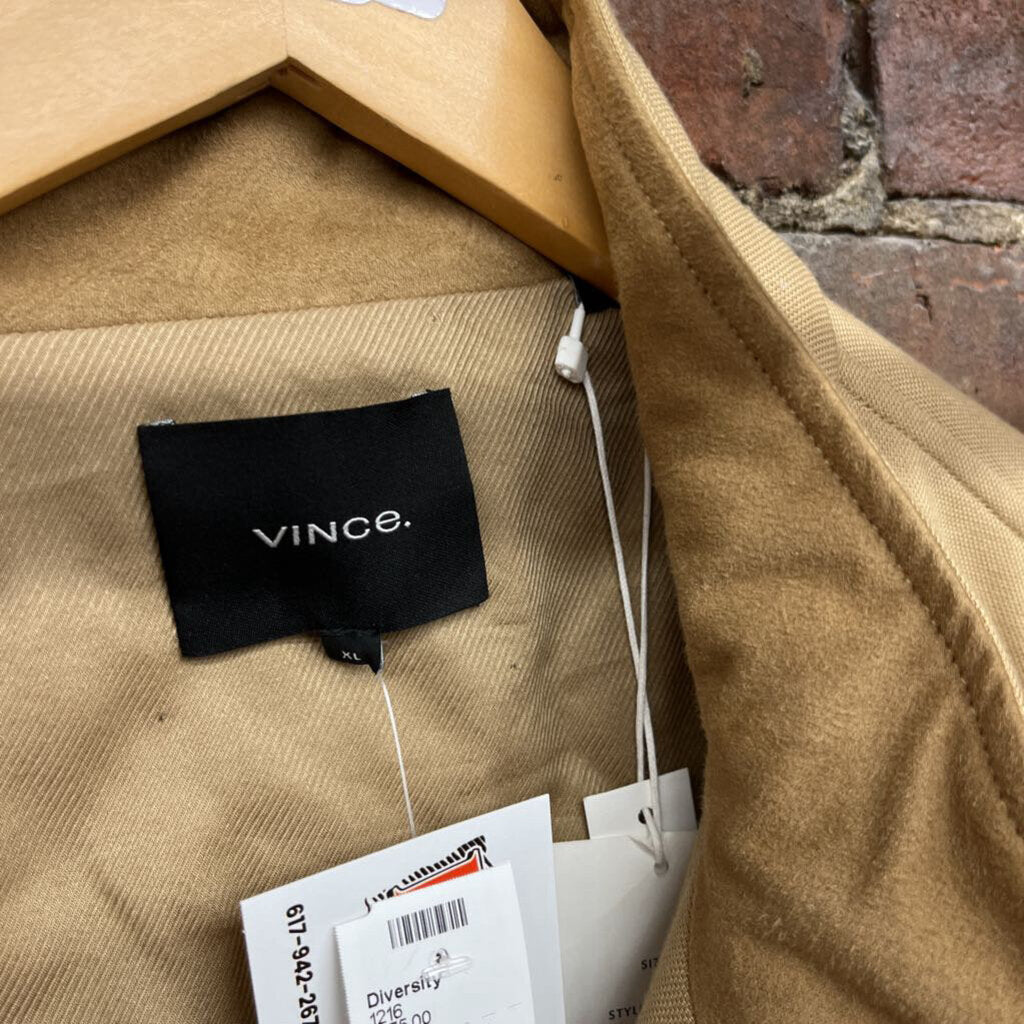 NWT Vince Field Jacket tan Size XL