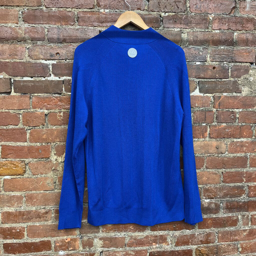 NWT Peter Millar Knit Sweater Blue Size L