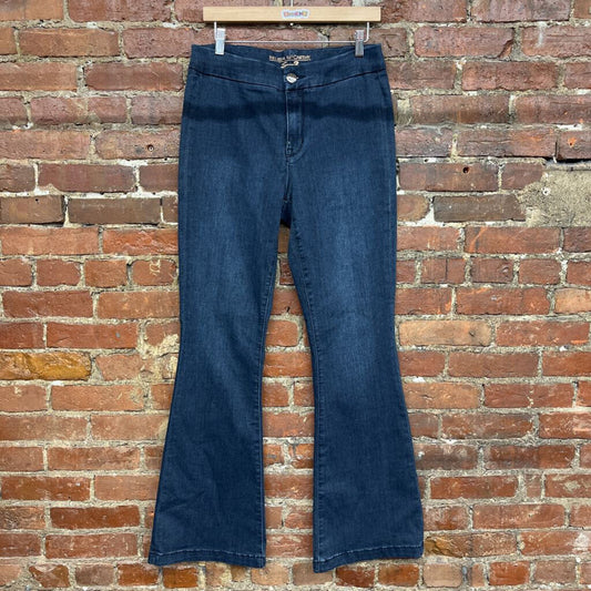 Melissa McCArthy for Seven Flare jeans Blue Size 10