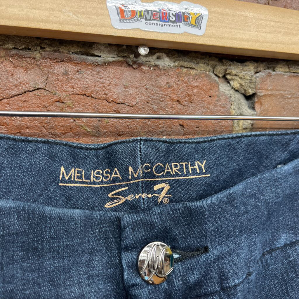 Melissa McCArthy for Seven Flare jeans Blue Size 10