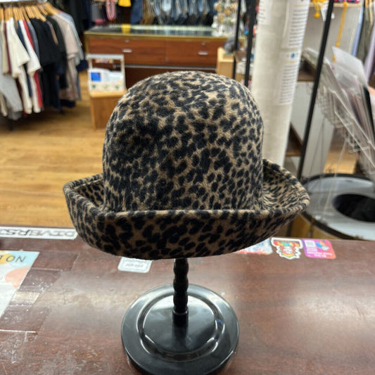 Eric Javitz Cheetah print Hat brown