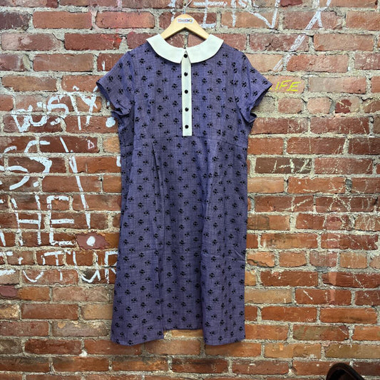 NWT Modcloth Vintage Style Midi dress Purple Size L