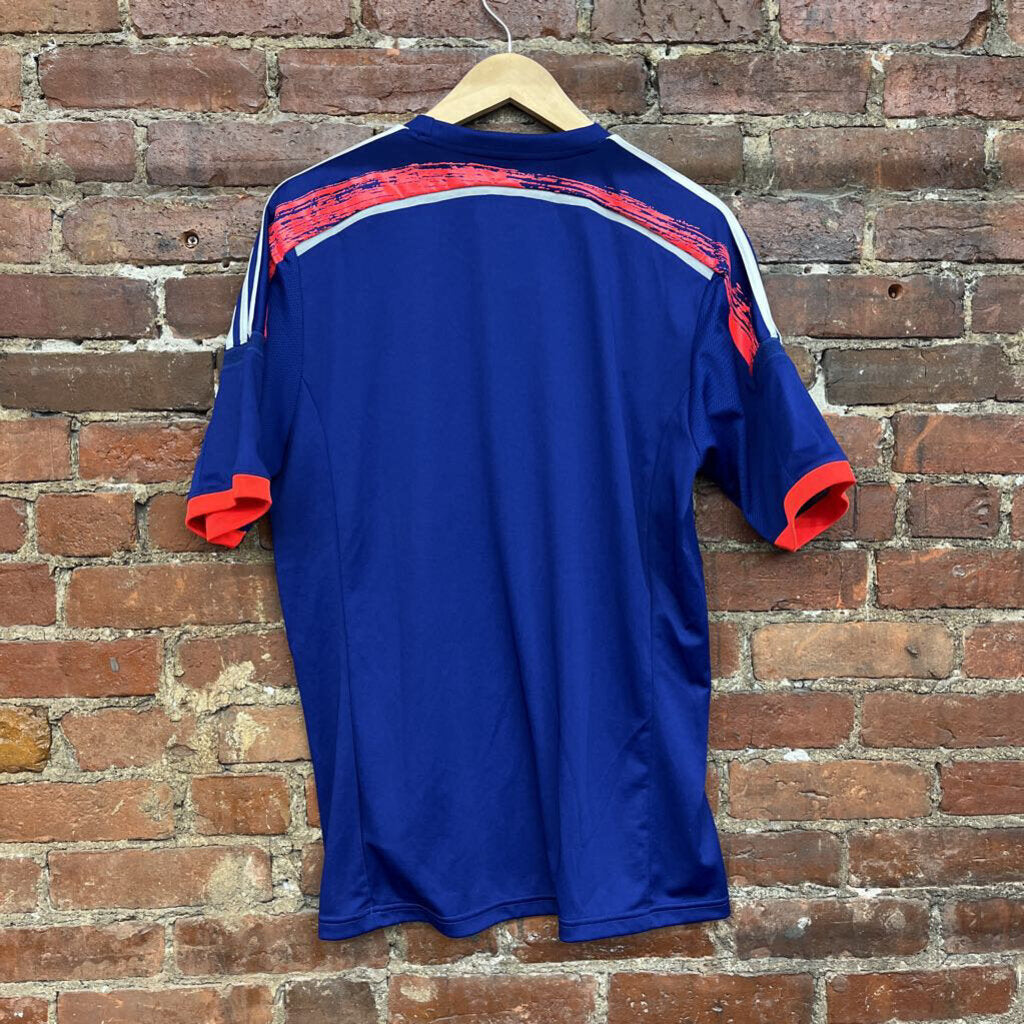 Adidas Japan Soccer Jersey Blue Size M