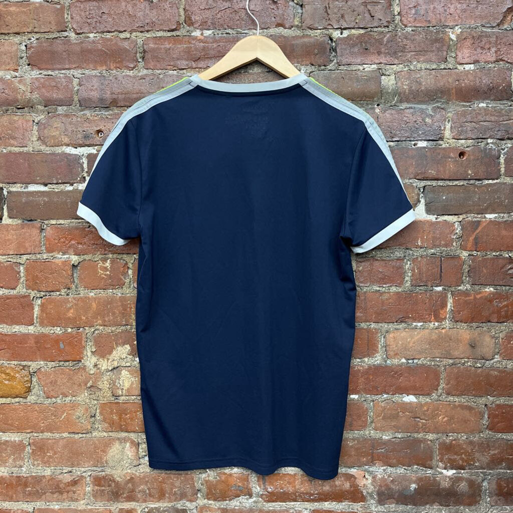 Super Dry tech tee blue size m