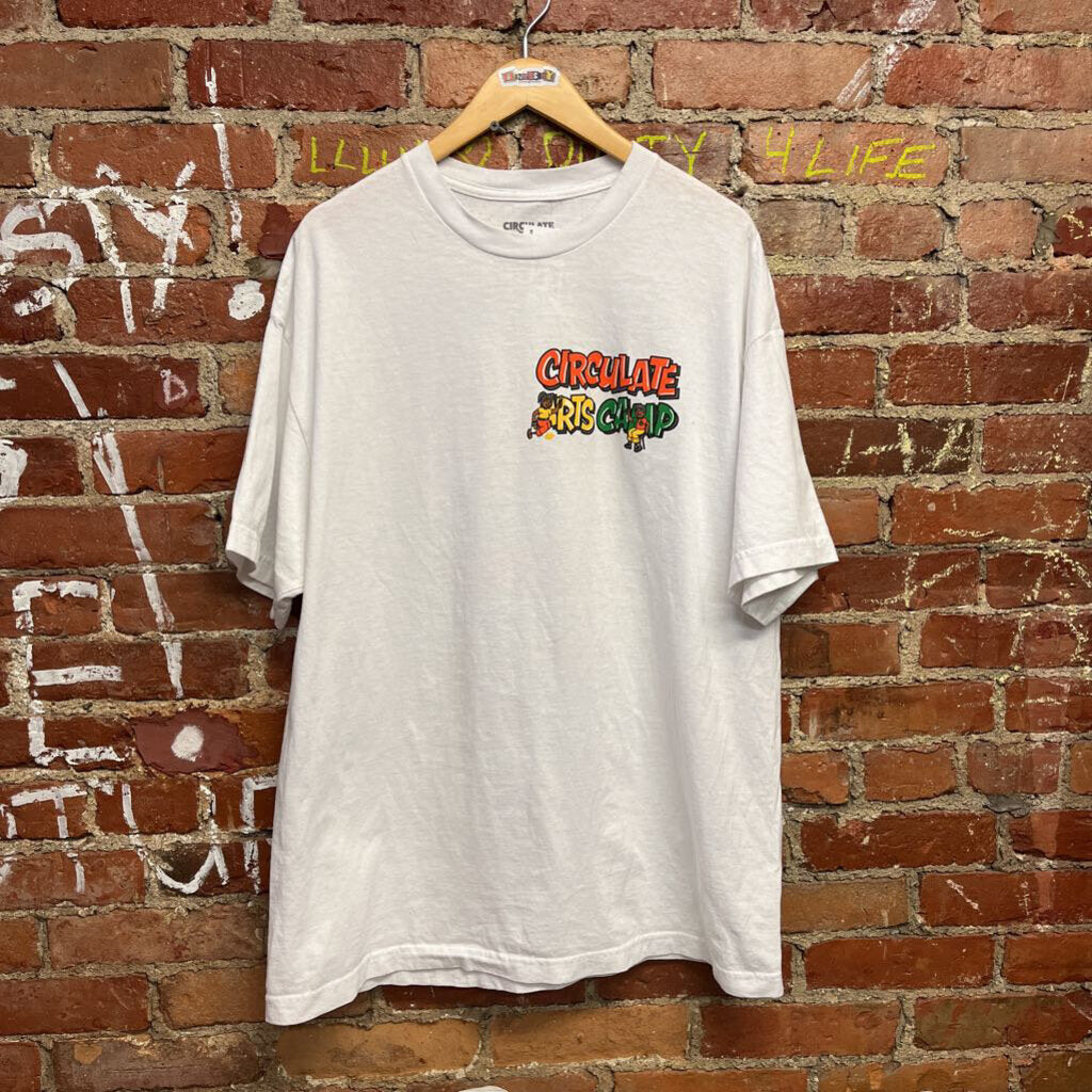 Circulate Arts Camp tee White Size XL