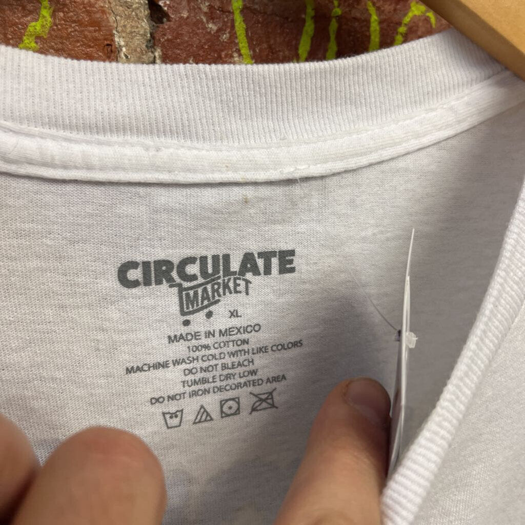 Circulate Arts Camp tee White Size XL