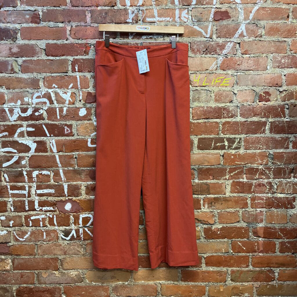 Tahari Wide leg pants orange Size 10