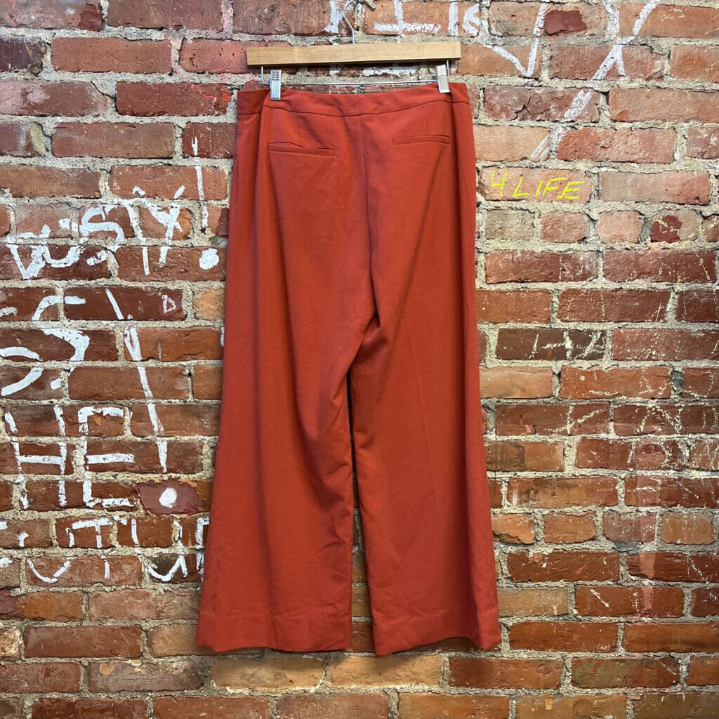 Tahari Wide leg pants orange Size 10