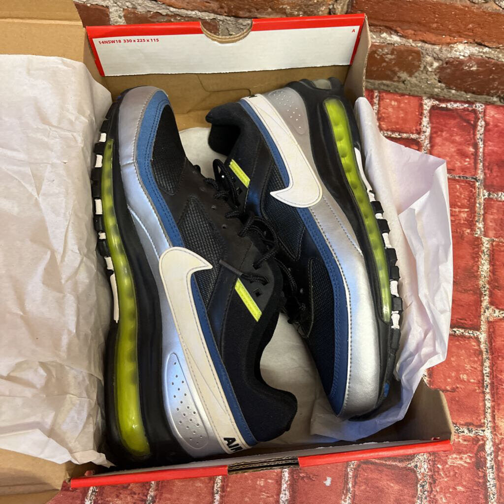 Nike Air Max 97 Blue Green Sneakers Size 10M