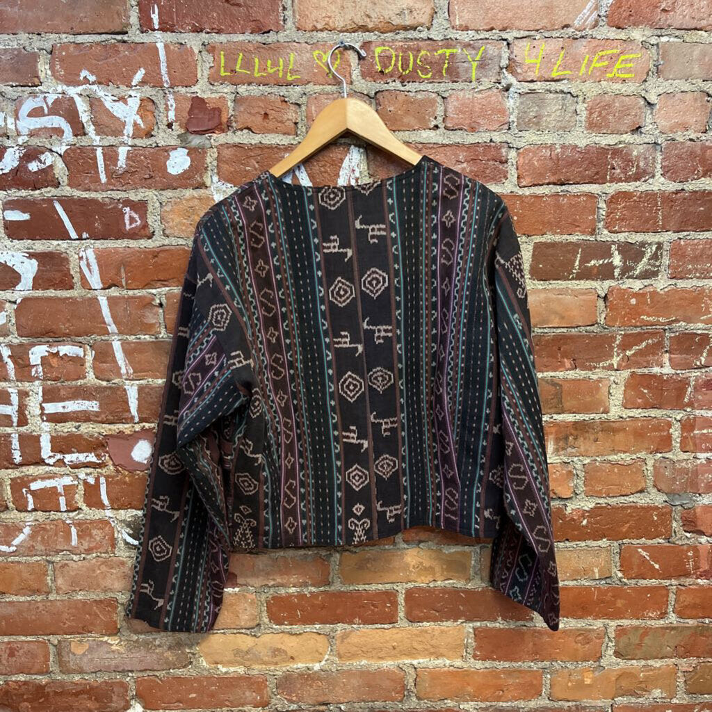 Hand Made Tapestry Jacket Size Large