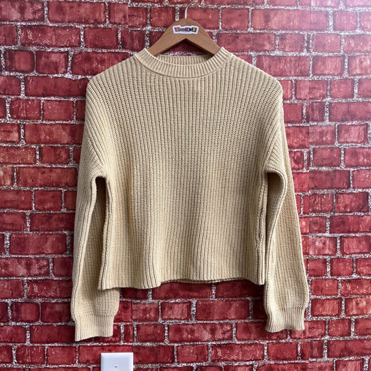 BP Waffle Knit Sweater Beige Size XXS