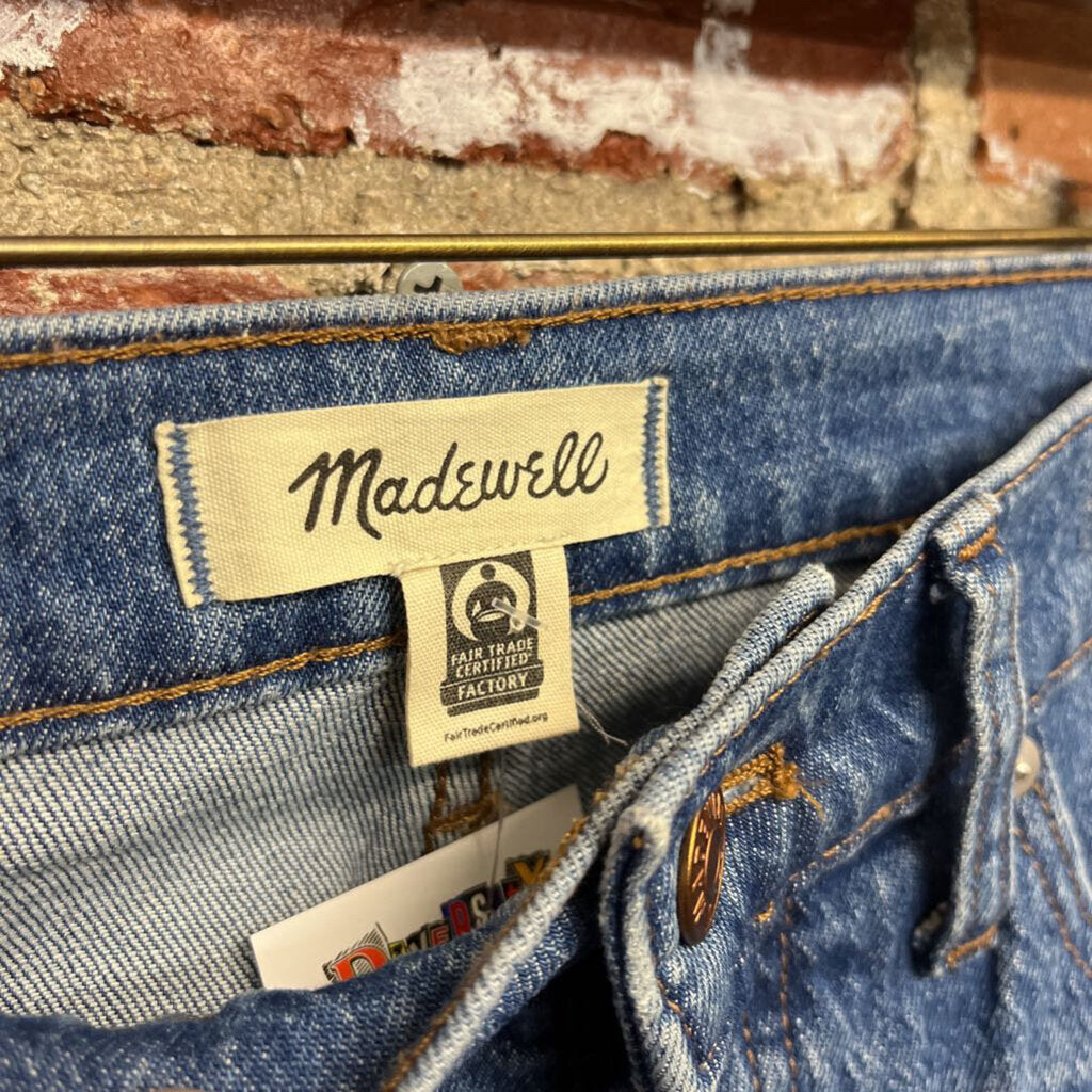 Madewell Jeans Blue Wide-Leg Size 26