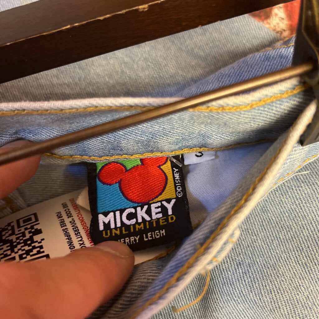 Vtg Mickey Mouse Jeans Blue Size 3 (24)