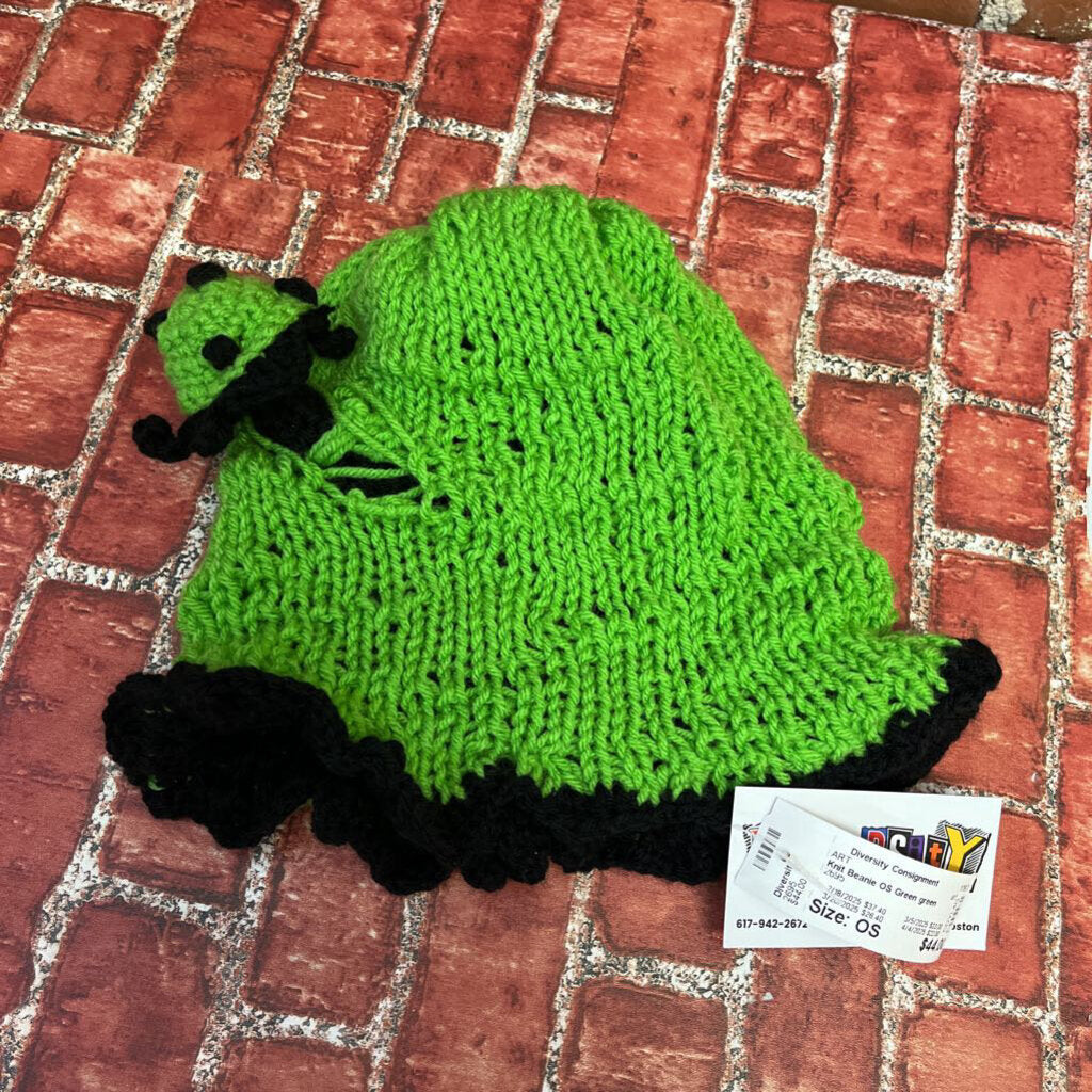 Knit Beanie OS Green