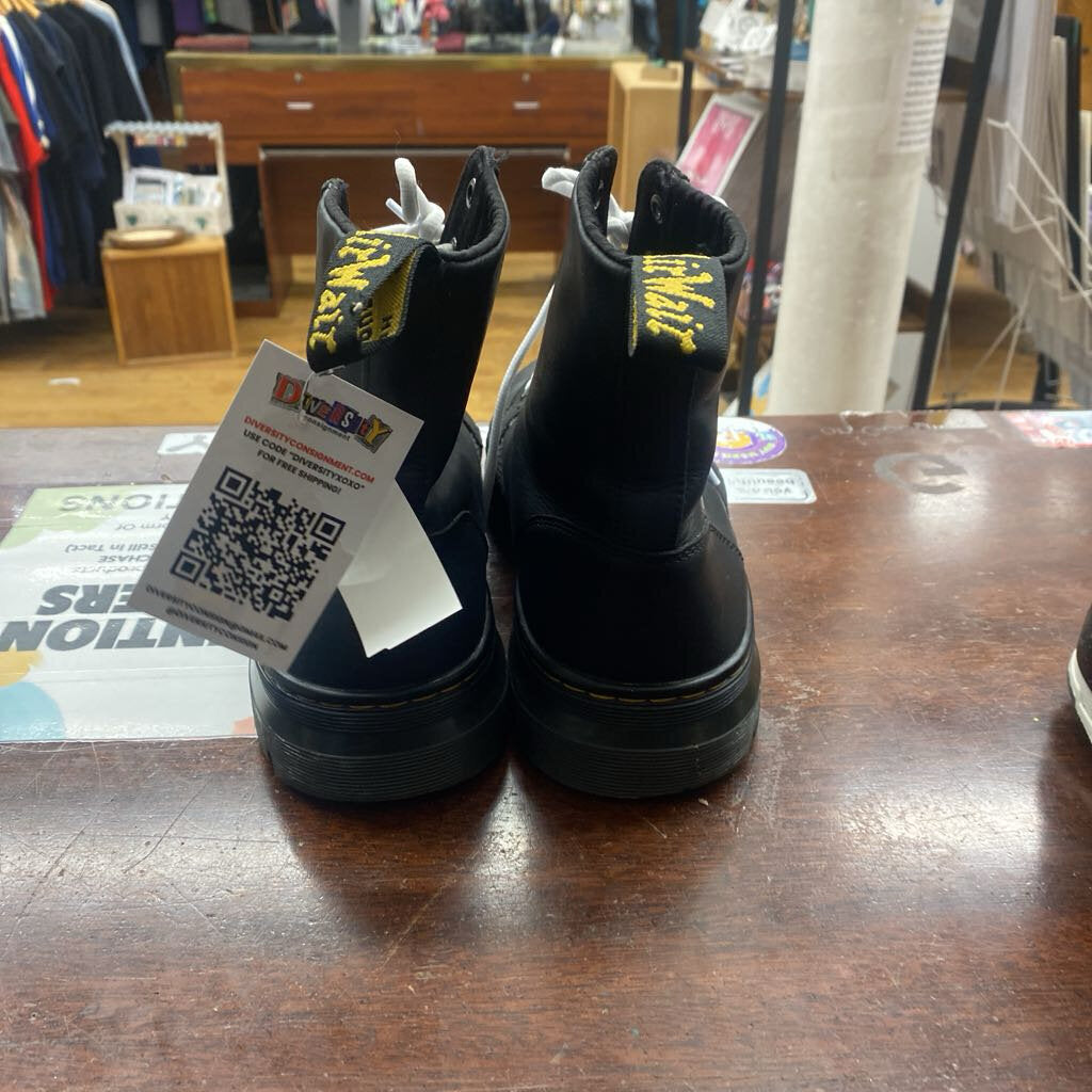 Doc Martens Black Leather Boots 10M